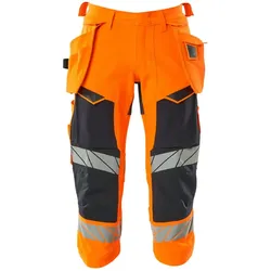 Warnschutz Stretch Handwerker-Piratenhose "ACCCELERATE SAFE" - C47 - orange/schwarzblau