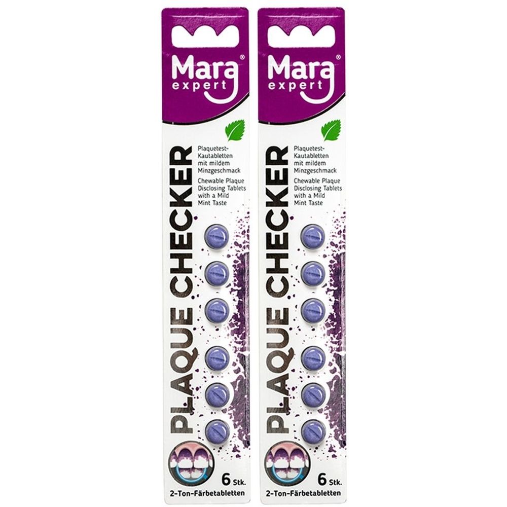 Mara Expert Plaque Checker Tabletten x2 2x6 St