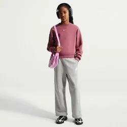 Nike Kinder Sweatshirts lg.Arm Ki G NSW STUDIO FLC BXY OS LBR, Größe M in Schwarz Schwarz