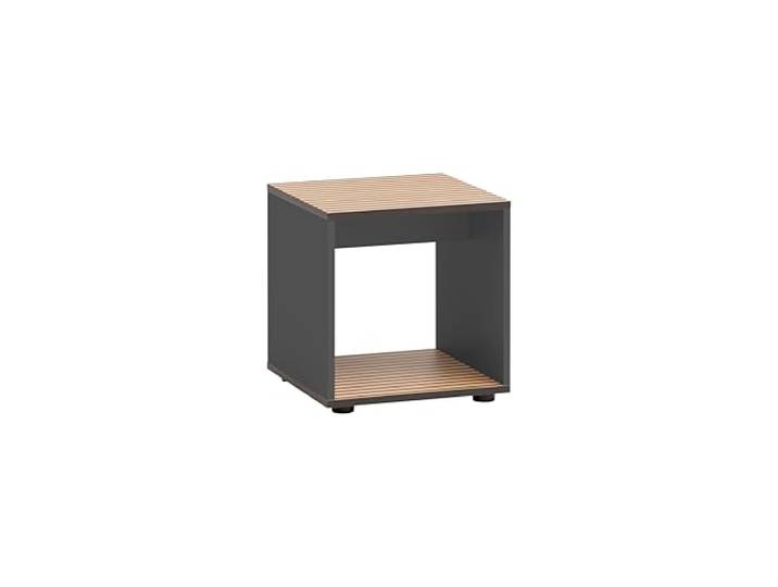 Schildmeyer Sitzhocker Katta 158596, anthrazit/Akustikpaneel Optik, 40 x 40 x 42 cm