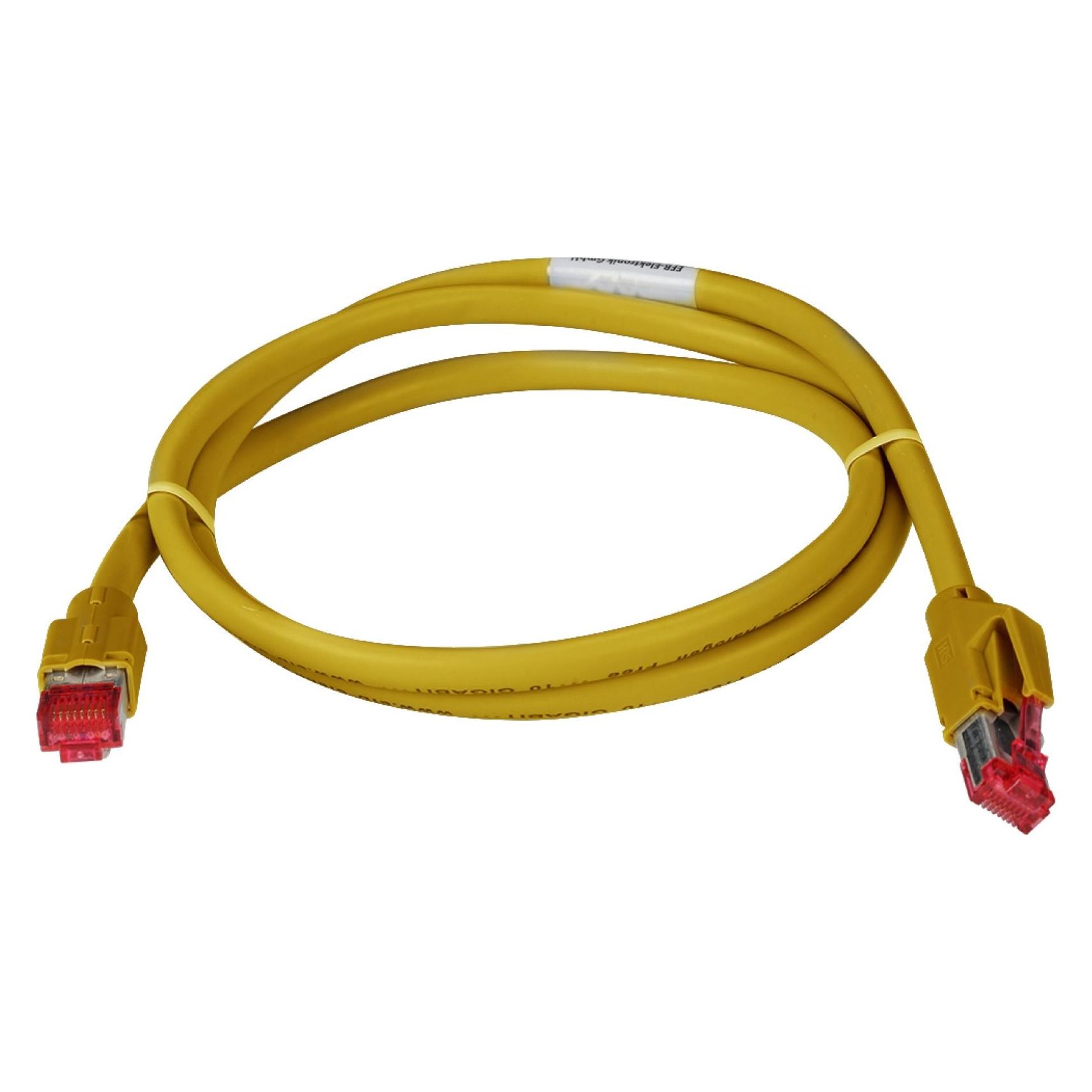EFB Elektronik RJ45 PatchkabelCat.7 Rohkabel S/FTP LSZH TM21 gelb 2m Hersteller: EFB Elektronik (S/FTP, CAT7, 2 m) (K0700GE.2-EFB-)