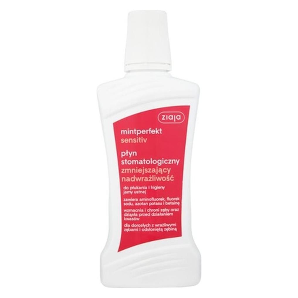 Ziaja Mintperfekt Sensitiv płyn stomatologiczny zmniejszający nadwrażliwość 500ml (500 ml, Mundspülung) (5901887033868)
