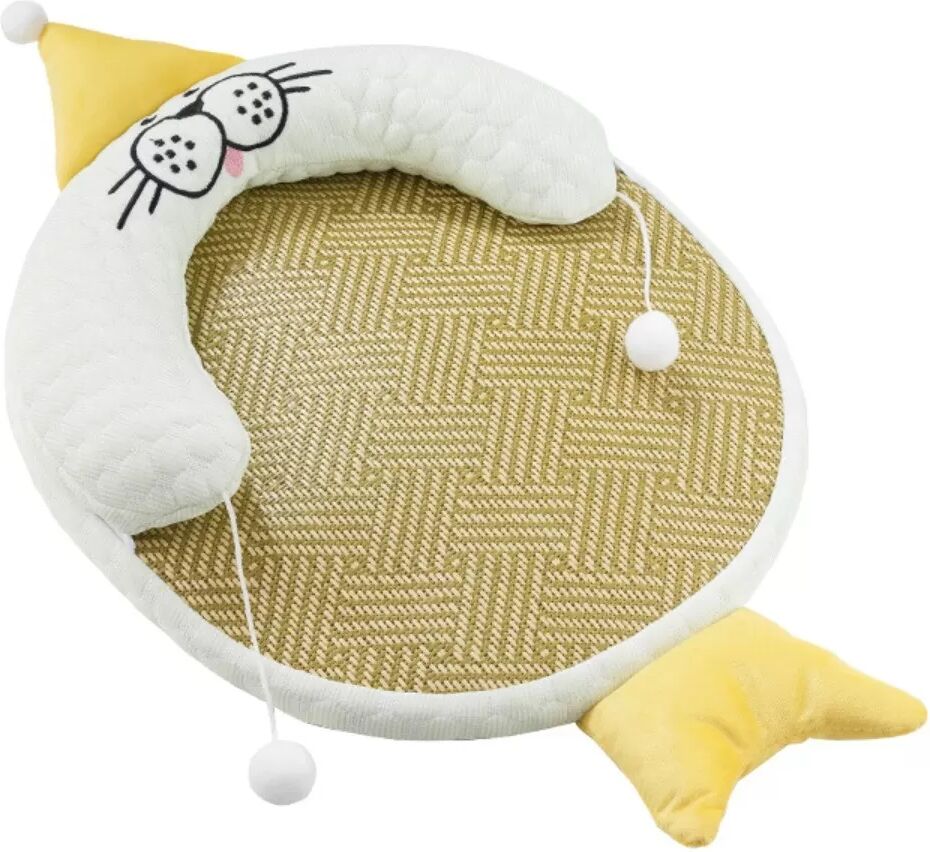 INF Tapis rafraîchissant pour animaux – Polyester, support cou intégré, détachable lavable et antidérapant Vert S