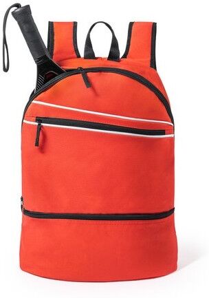 Sac à dos personnalisable Dorian polyester rouge