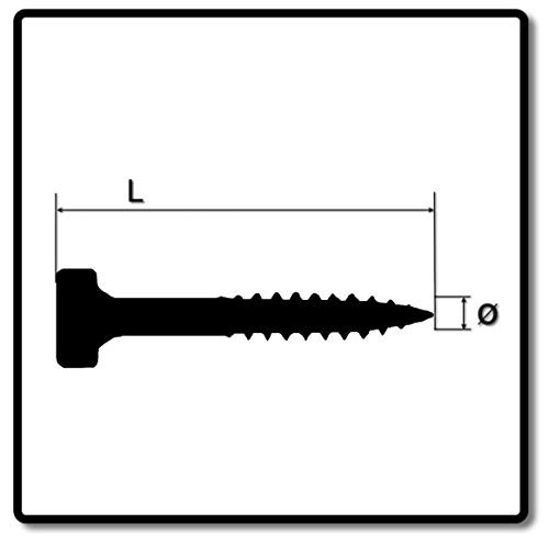 Kreg Pocket-Hole cilinderkopschroeven 25 mm, 500 stuks, verzinkt