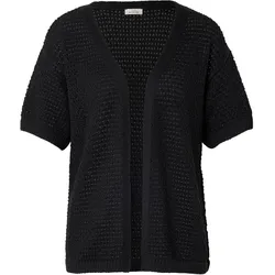 Tchibo - Offener Cardigan in Pointellestrick - Damen - Gr. S - schwarz