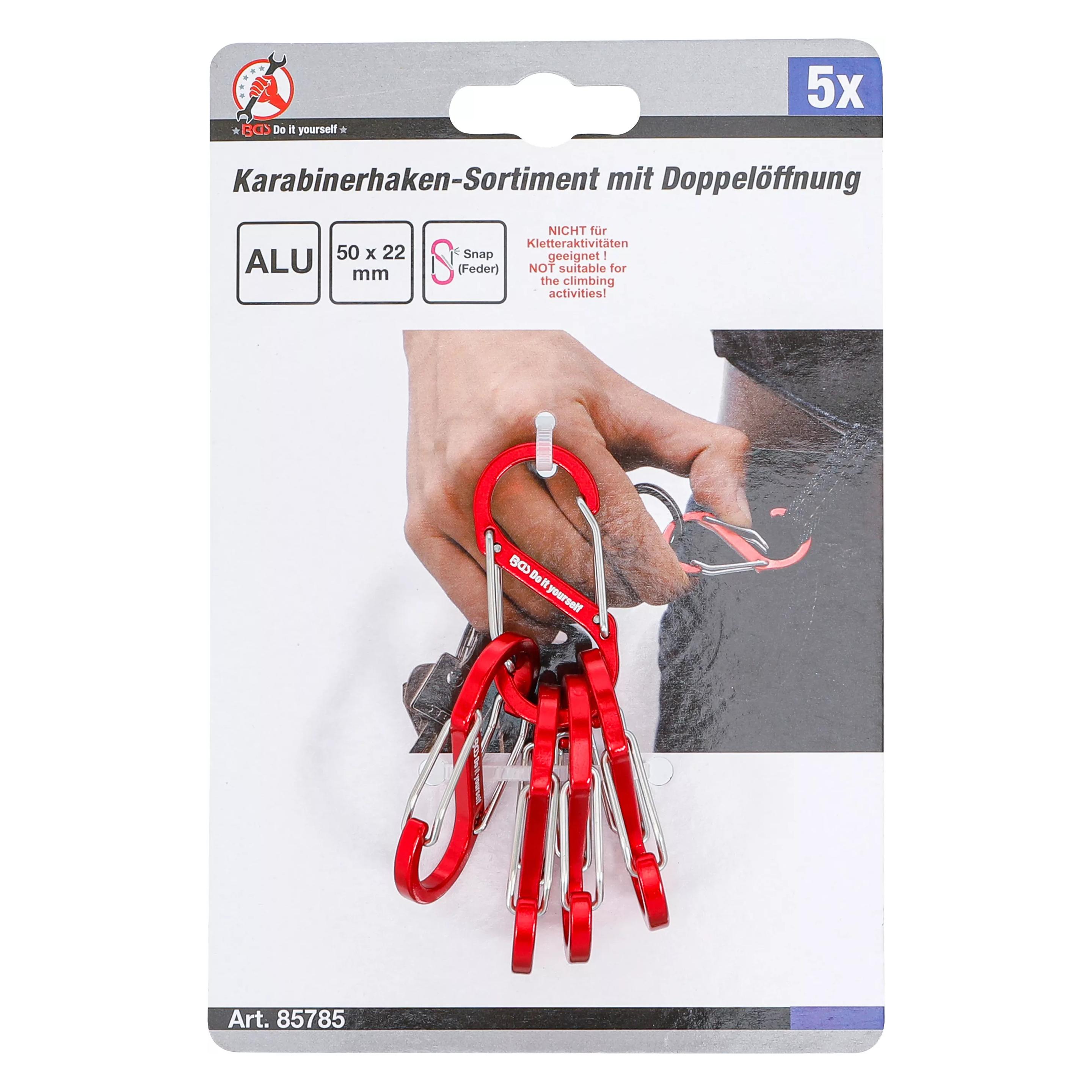 BGS S-Biner Doppelkarabiner (85785)