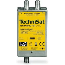 TechniSat TechniRouter Mini 2/1x2 (Einkabellösung), SAT Zubehör, Silber