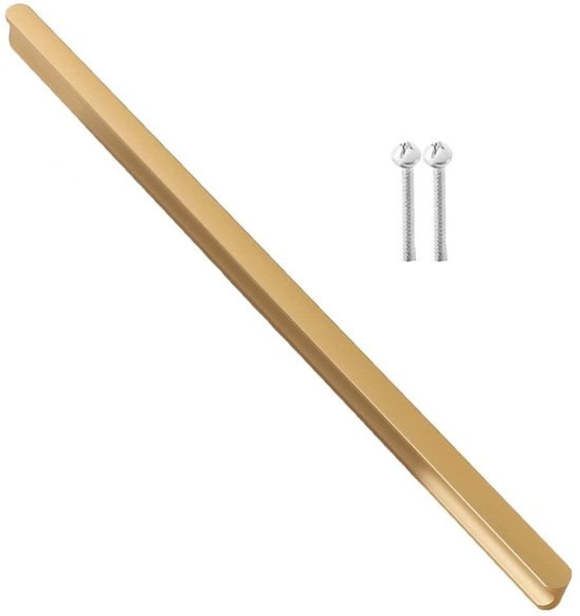 Dailygoods Luxe Kastgreep van Aluminiumlegering met Gouden Vingerrand, Breedte: 60 cm