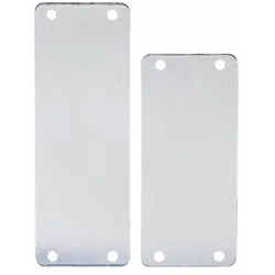 Rittal Cover plates for connector cut-outs for 16-pole cut-outs, Serverschrank Zubehör, Grau