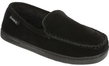 BEARPAW Brian (Men's) Casual Shoes in Black, Size 12 M, Leather