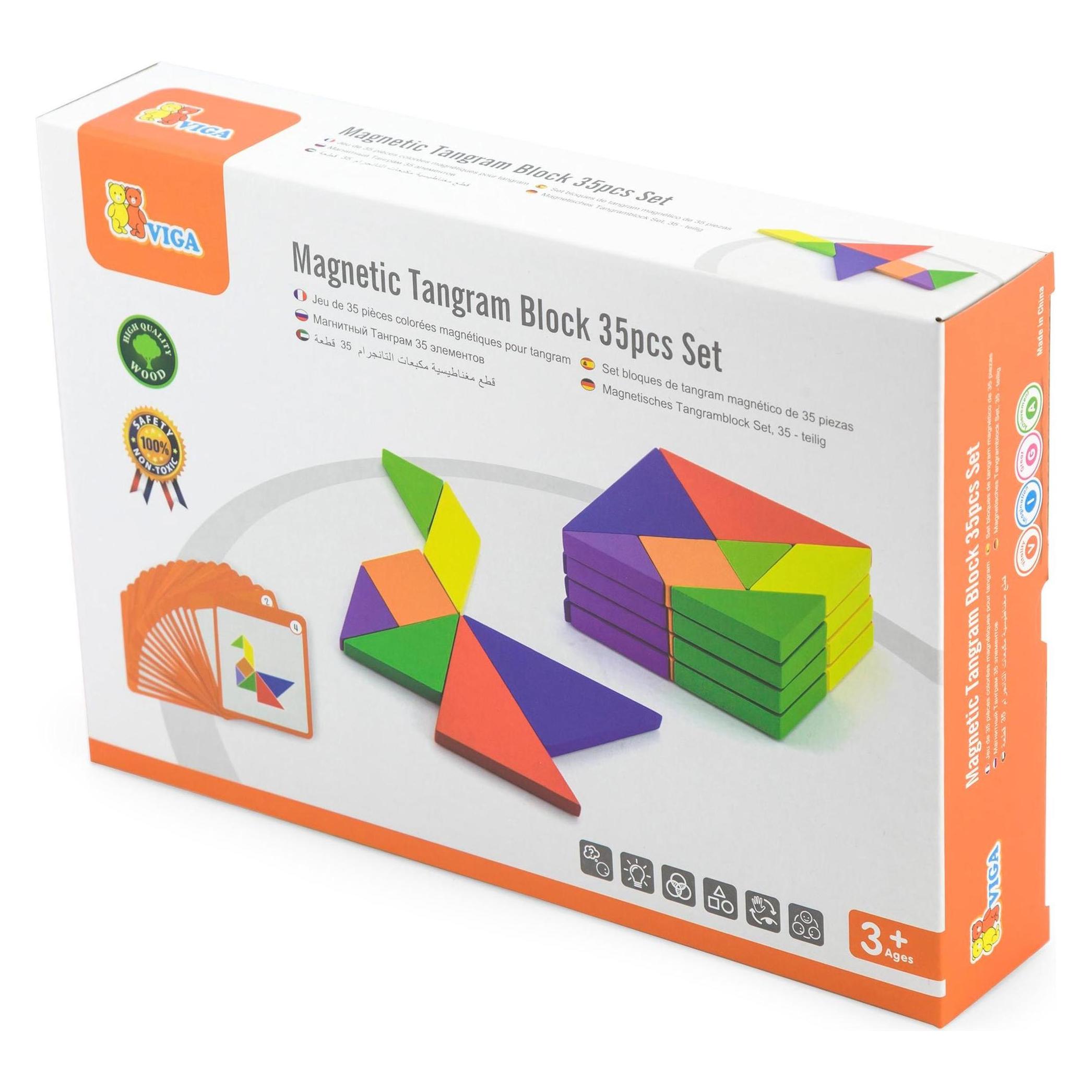 Viga Toys Bauklötze Magnetic Tangram (908564)