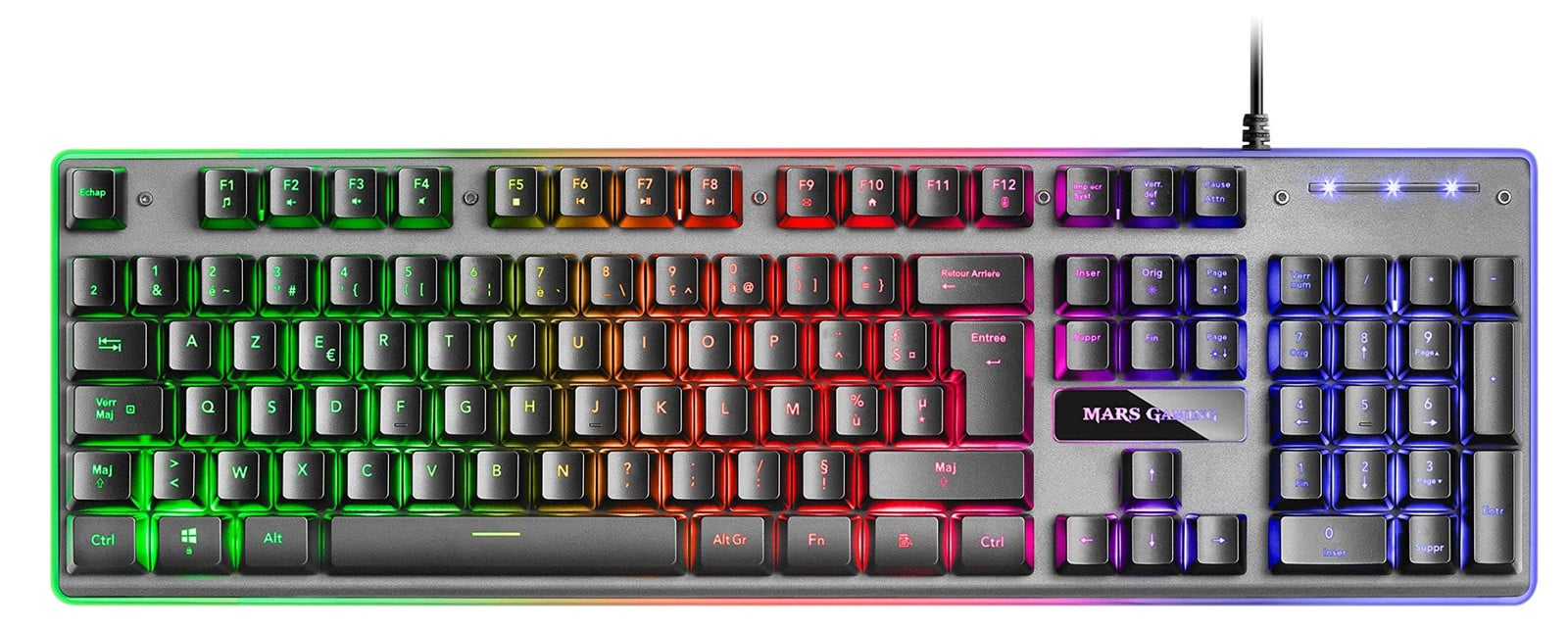 Mars Gaming MK220FR Gaming toetsenbord, Franse versie