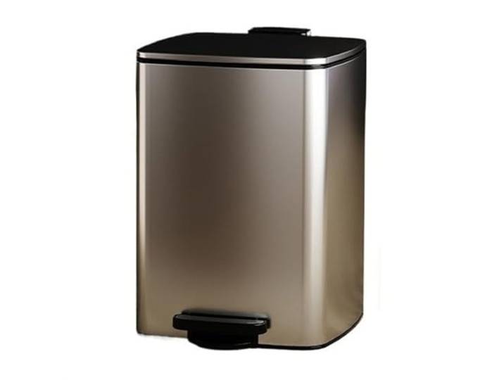 9bbhfJw4R Haushaltsmülleimer Freisprech-Mülleimer, Stufenabfalleimer Mit Inneneimer(Silver,20L)
