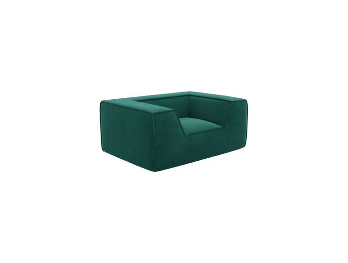 Design Loungesessel „Lorenza“ mit Samtbezug Samtbezug Grün BLOOMINGLOFT Collection
