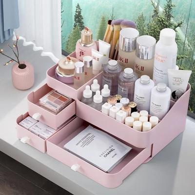 Uplift Picks Vanity Drawer Organizer Desktop Storage Box For Skincare And Cosmetics white M