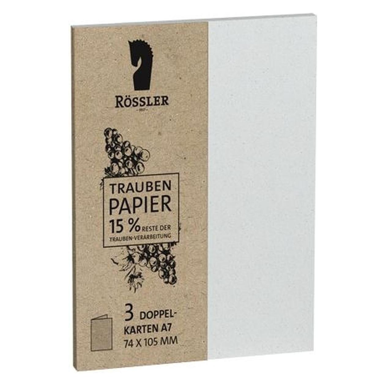 Rössler Briefkarte Terra 3ST grape (3 Stk.) (1144009640)
