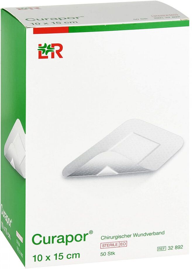 Curapor Wundverband steril chirurgisch 10x15 cm 50stk