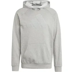 ADIDAS Herren Kapuzensweat Game and Go Big Logo Training, Größe XXL in Silber Silber
