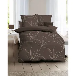 kaeppel Bettwäsche Satin Organic mocca 155x200 cm + 80x80 cm