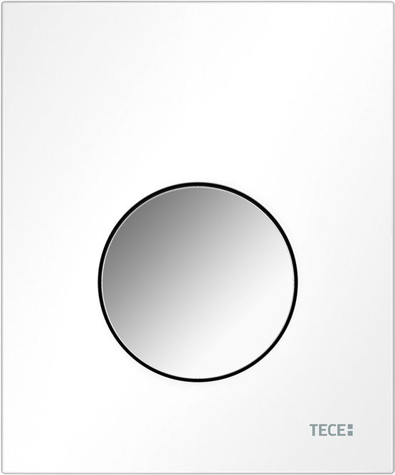 TECEloop Urinal 9242627 blanc, bouton chrome brillant, plastique