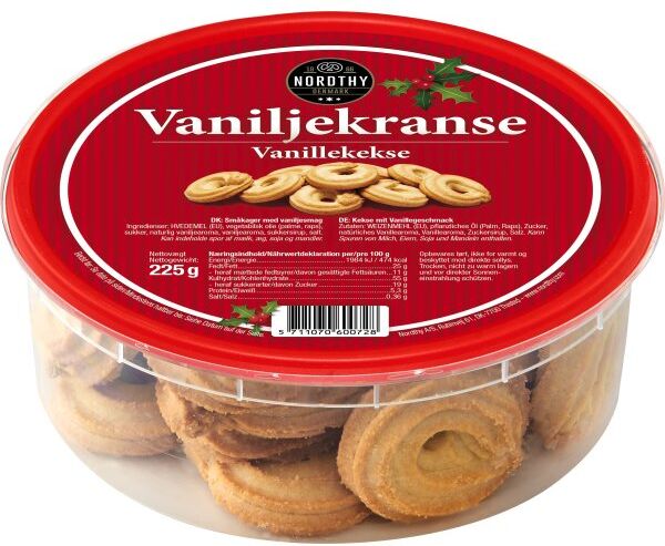 Nordthy Vaniljekranse, 225 G