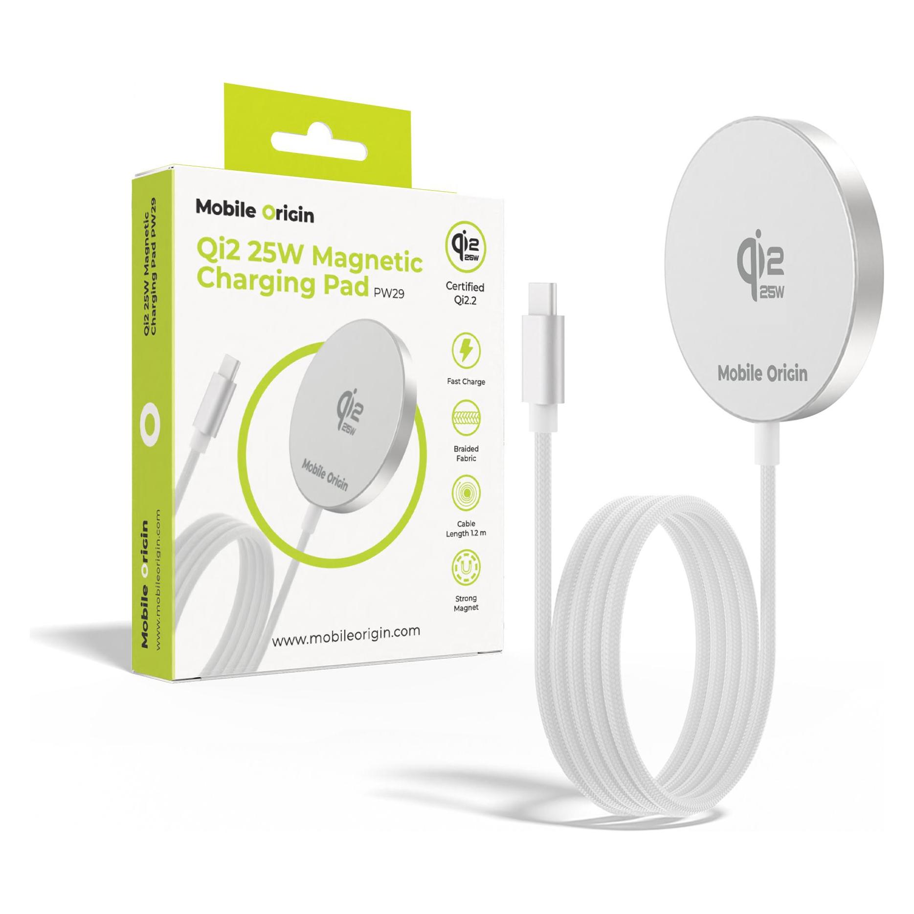Mobile Origin Qi2 25W Magnetic Charging Pad PW29 (25 W) (MO-MAGP-PW29)