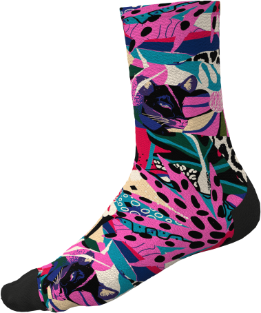 ALE' Calzini ciclimo DRYCOT  KENYA rosa fluo