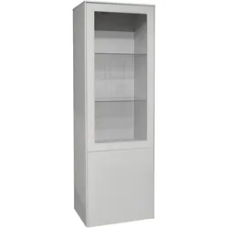 Mäusbacher Vitrine Monza Dekor Kreidegrau