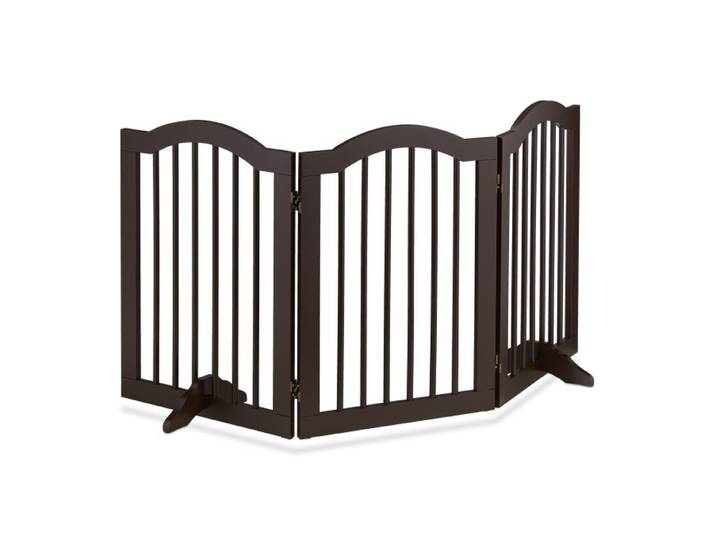 Relaxdays Braunes Absperrgitter 70 cm hoch