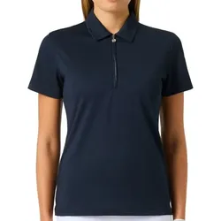 Daily Golf Peoria Damen Reißverschluss Polo navy