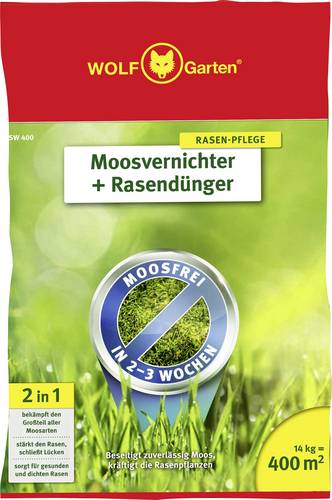 WOLF-Garten 3841040 SW 400 2-in-1 Moosvernichter + Rasendünger 1St.