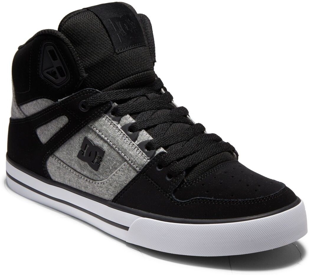 Sneaker DC SHOES "Pure High-Top", Herren, Gr. 7,5, grau (noir), Schuhe Sneaker noir 7,5