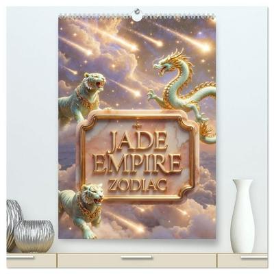 Jade Empire Zodiac (High Quality Premium Wall Calendar 2027 DIN A2 portrait),CALVENDO 12 Month Wall Calendar