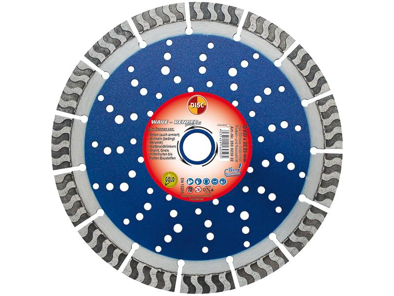 DISCDIAMANT Dia-TS Wave Renner Ø230x22,2 plus15 Segment 15 mm 09199077