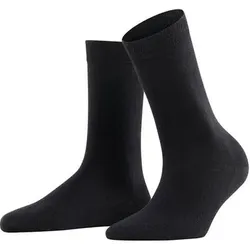 FALKE Damen Socken Da FALKE Softmerino SO, Größe 39-40 in Schwarz 3009