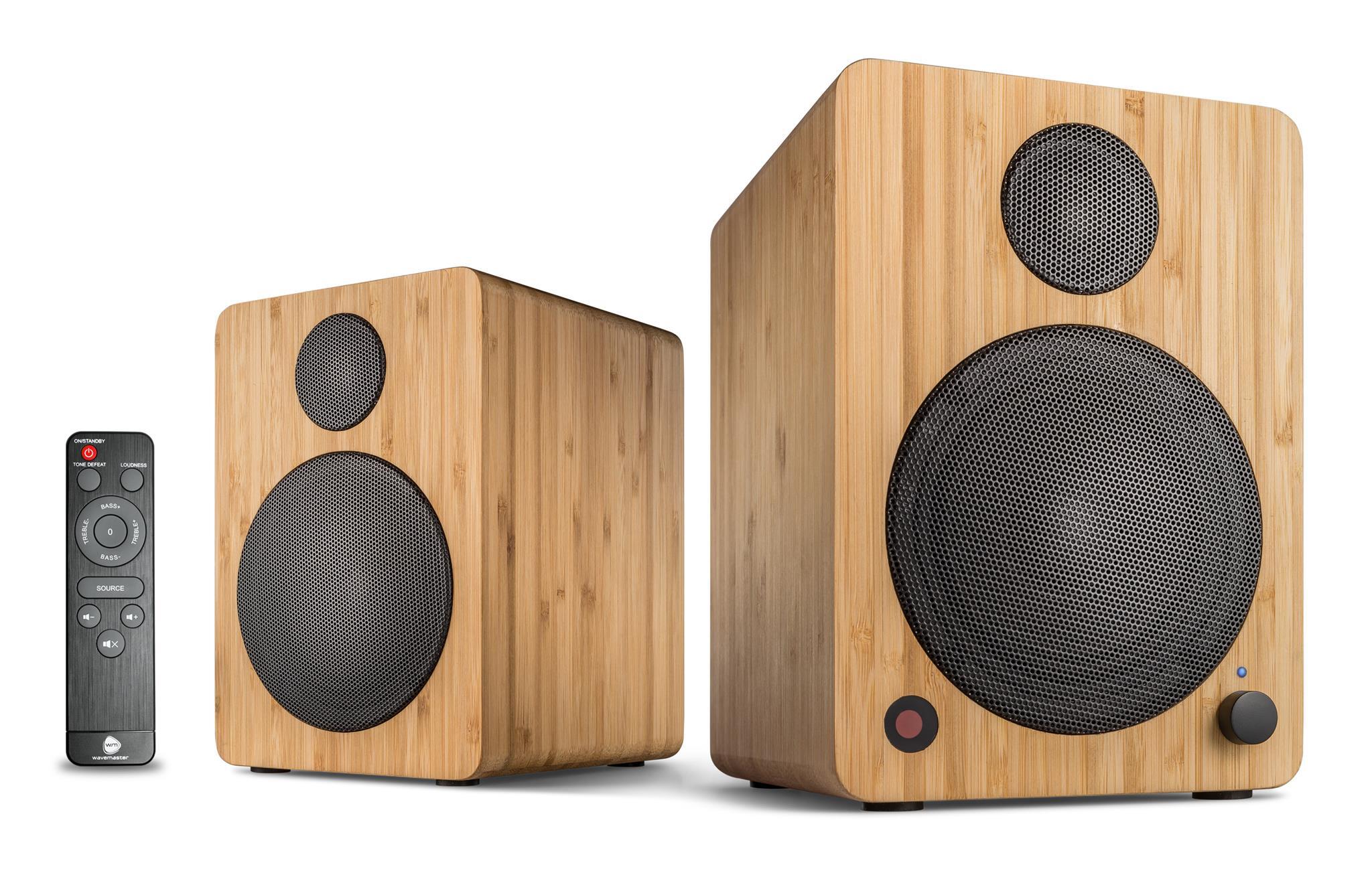Wavemaster CUBE MINI NEO BAMBOO, 2-Wege, 2.0 Kanäle, Kabellos, 36 W, 55 - 22000 Hz, Braun