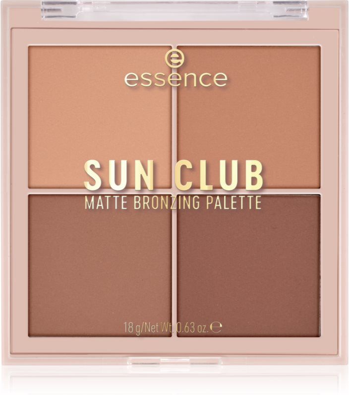 essence Sun Club bronzing palette with matt effect Better Than Vacation Tan 18 g