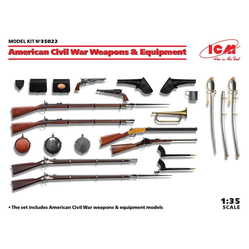ICM American Civil War Weapons & Equipment (35022)