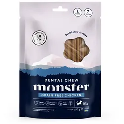 Monster Dog Dental Chew Huhn L (7 Stück) 270 g Zahnpflege-Kauartikel für große Hunderassen