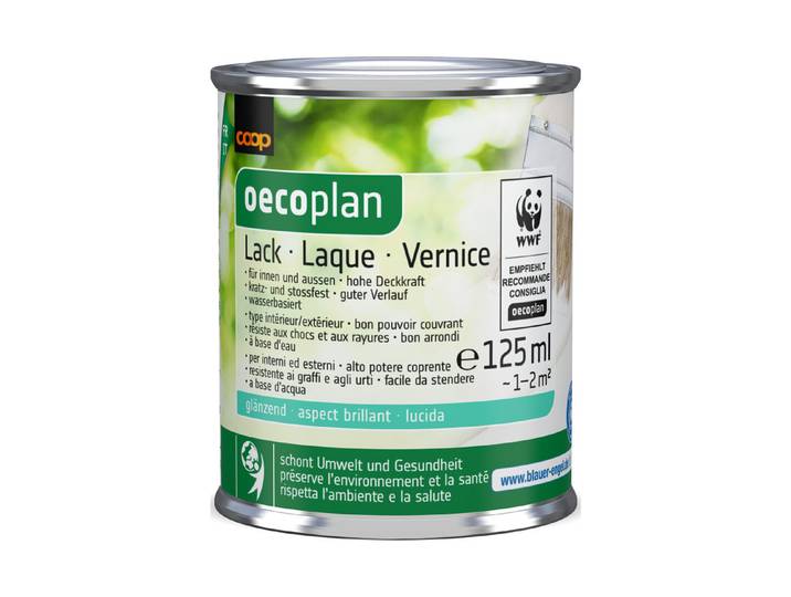 Oecoplan Lack glänzend Nussbraun 125 ml