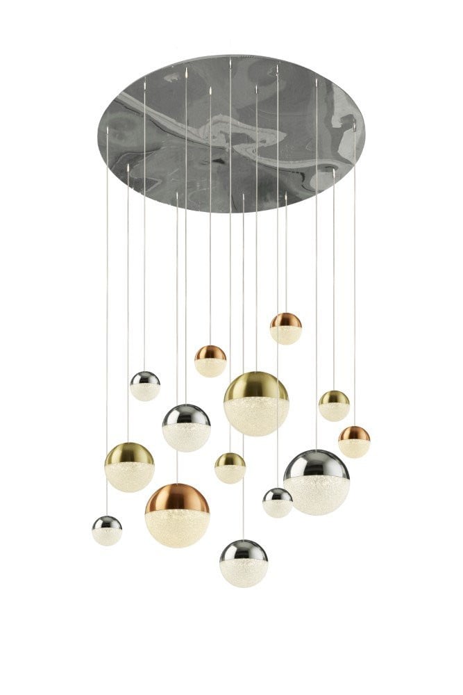 Searchlight Planets Grote hanglamp met 14 lichtpunten - 70 cm