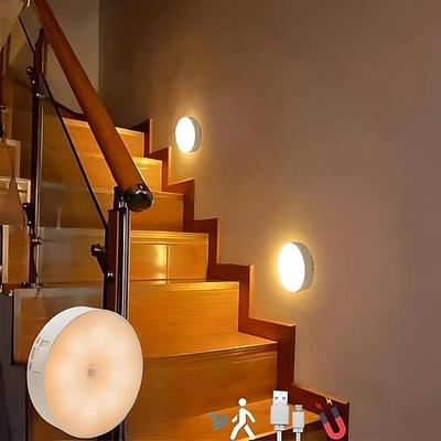 8 leds bewegungsmelder licht led usb nachtlicht küche schlafzimmer treppe schrank flur schrank schrank nachtlicht lade licht