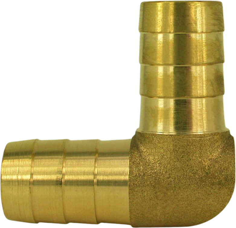 Raccord de tuyau coudé AquaCraft 1001000153 en laiton 13 mm (1/2"), massif
