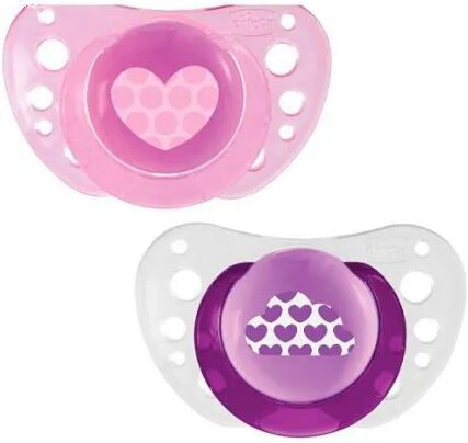Chicco Chupete Physio Air Rosa Silicona 6-12M x2