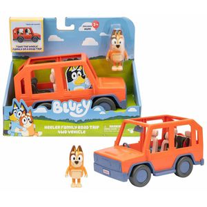Bluey Spielset 17661, ab 3 Jahre, Familienwagen 4WD, 2 Teile