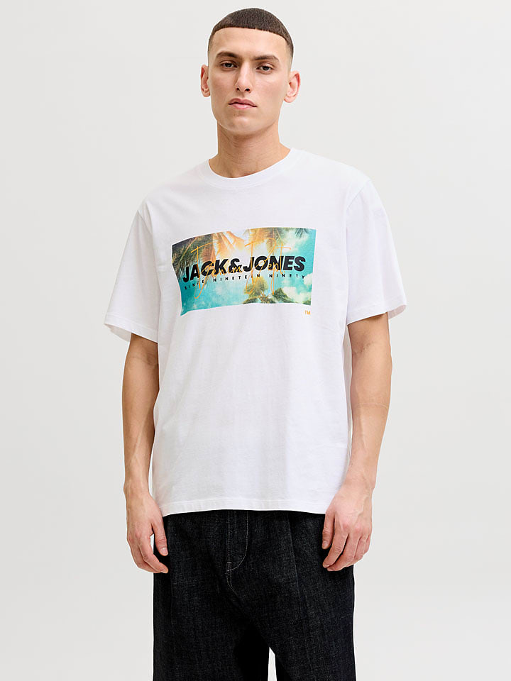 Jack & Jones Shirt "Indiana" in Weiß - XXL