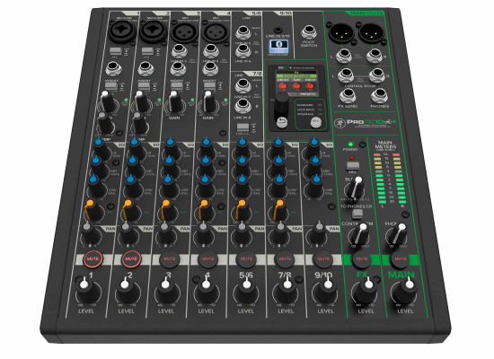 Mackie ProFX10v3+ Mischpult, 10-Kanal