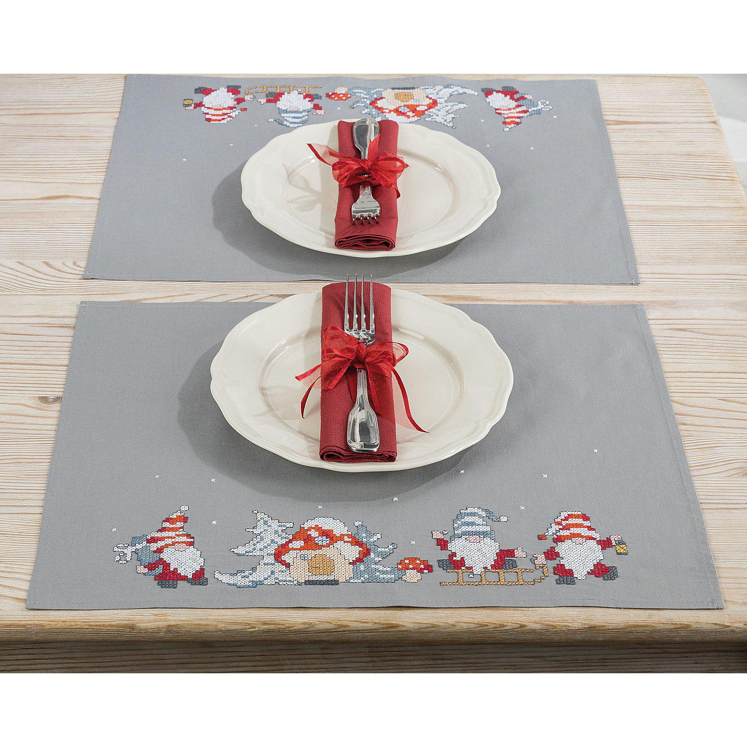 Tischsets "Wichtel", 2er-Set
