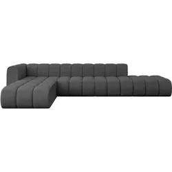 ECKSOFA modulares Sofa Zuvon-L2 - 387x177x70 cm Grau